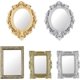 thumbnail image 1 of conjunto De 5 Miroirs Miniatures Pour Maison De Poupe, Mini Miroir Mural Pour Maison De Poupe, Salle D'tude, Chambre Coucher, 1 of 5