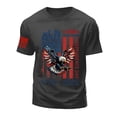 thumbnail image 4 of USA Navy 250th Anniversary Gifts Men American Flag 250th Anniversary Commemorative Tee Crew Neck Loose Fit Daily Tee (Dark Gray,XL), 4 of 6