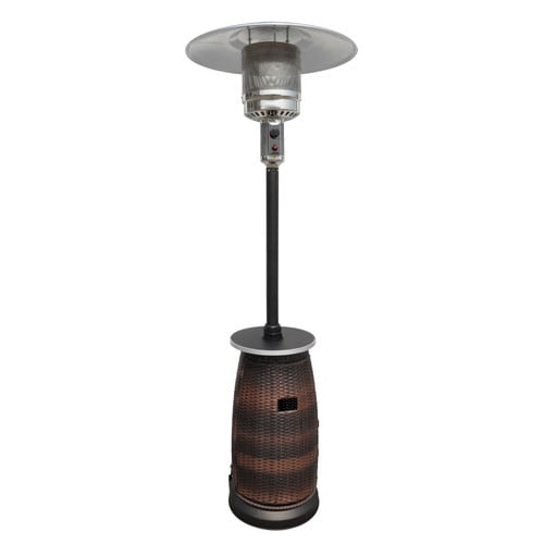 Hiland Round Wicker Patio Heater with Table by AZ Patio Heaters