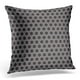 BOSDECO Hexagonal Nid d'Abeille Motif Noir et Blanc Abstrait Taie d'Oreiller Housse de Coussin Étui de Coussin 16x16 Pouces – image 1 sur 1