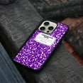 thumbnail image 4 of WIRESTER Shockproof Soft Rubber Cover Case for Apple iPhone 16 Pro 6.3" 2024, Purple Composition Book, 4 of 5