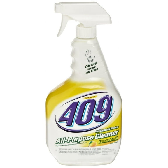 Formula 409 00888 Antibacterial Kitchen All Purpose Cleaner Disinfectant, Lemon, 32 Fl Oz Spray Bottle