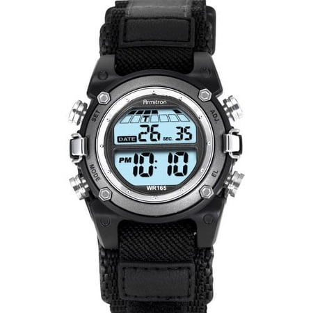 Armitron Mens Sport Grey Round