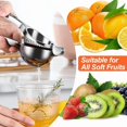 thumbnail image 2 of Manual Citrus Press, Lemon Squeezer, Anti-Caustic, Very Resistant, 7 Cm Diameter Manual Orange Press for Kitchen, Bar, Restaurant, 2 of 5
