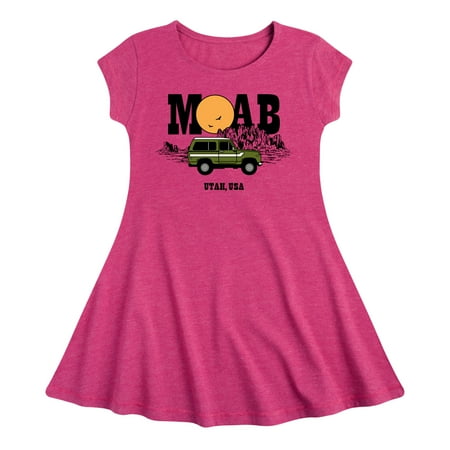 

Instant Message - Moab Utah - Toddler & Youth Girls Fit & Flare Dress