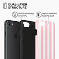 thumbnail image 3 of Baby Pink Stripe - iPhone SE3 / SE2 / 8 / 7 Case,iPhone 16, 3 of 9