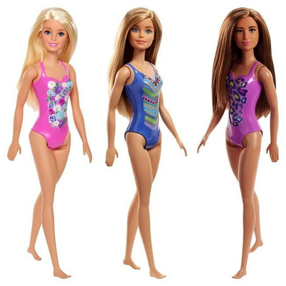 Mattel MTTDWJ99 Poupée de Plage BRB, Couleur Assortie - Lot de 4