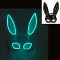 thumbnail image 1 of Máscara de Orejas de conejo LED Sexy, máscaras de conejo luminiscentes, suministros eróticos de Cosplay, fiesta de vacaciones, clubes nocturnos, Año Nuevo, 1 of 5
