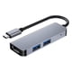 thumbnail image 1 of Adaptador de concentrador usb con 4K 1 USB 3. puerto USB 2.0, equipado con USB3.0, USB 2.0, 4K @ 30 Salida de video, 1 of 9