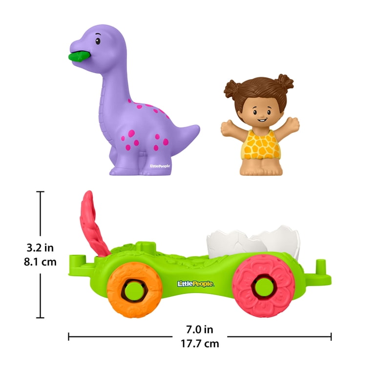 Fisher-Price Little People Dinosaur Parade Egg Car & Figure Set
