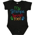 thumbnail image 3 of Inktastic My Grampa Loves Me Boys or Girls Baby Bodysuit, 3 of 5