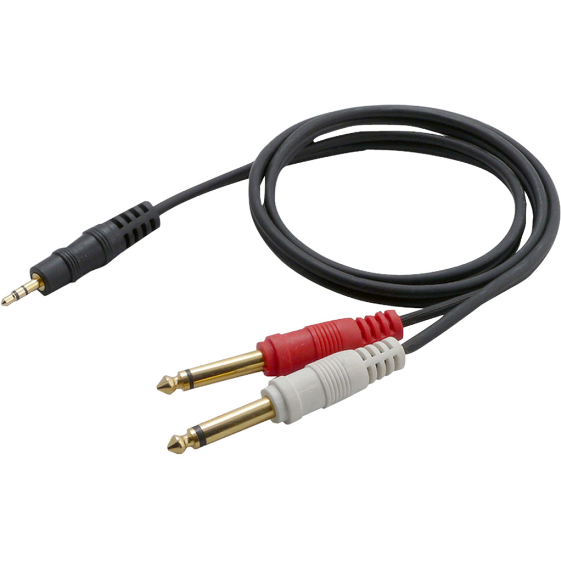 Pyle-Pro PCBL43FT3 12 Gauge 3 Feet 3.5mm Male Stereo to Dual 1/4-Inch Male Mono Y-Cable Adapter - image 2 of 2
