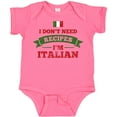 thumbnail image 3 of Inktastic No Recipes I'm Italian Boys or Girls Baby Bodysuit, 3 of 5
