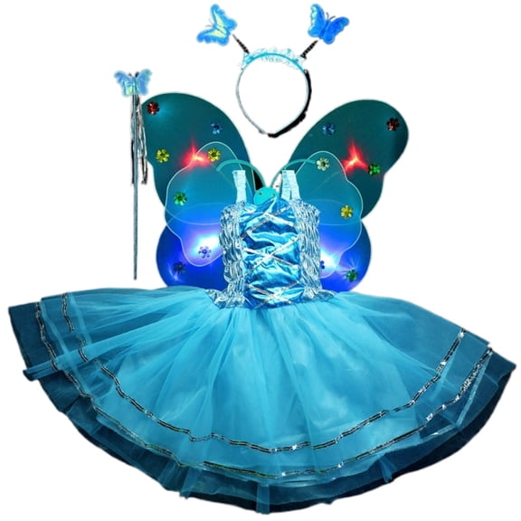 Xmyrz Toddler Girls' Dresses Vacation Dresses Performance Relaxed Role Play Tutu Dress Carnival Long Sleeve Casual Dresses Cute Dresses
