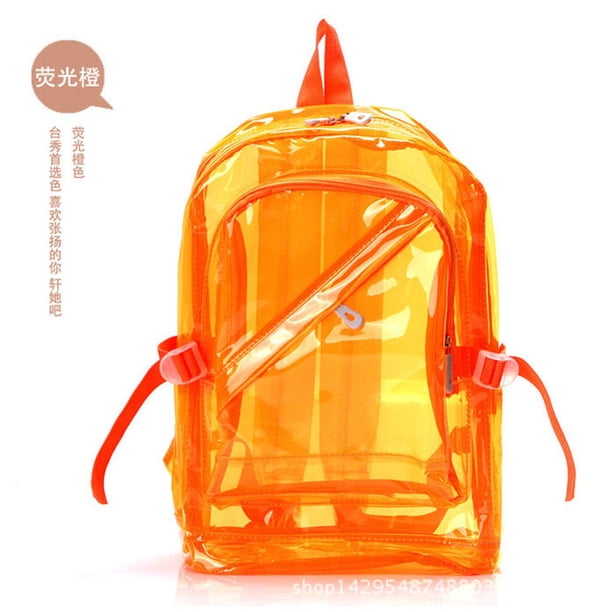 Mochila Transparente Para Mujer Mochila De Playa Impermeable De Gran Capacidad De Color Brillante Scienceny AP006857-02