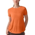 thumbnail image 7 of HBYJLZYG Women's Short Sleeve Workout Top, Twist Back Cutout Design with Crew Neck, Breathable Athletic Shirt for Yoga Gym Running Summer Casual Activewear, 7 of 7