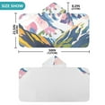 thumbnail image 4 of Yayeee Kids Hooded Towels Toddler Soft Absorbent Beach Bathing Wrap 50" x 23.5", Abstract Mountain, 4 of 5