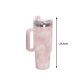 thumbnail image 3 of 40oz Vaso Térmico de Acero Inoxidable 1180ml, Termo para Cafe con Asa y Tapa para Mujeres y Hombres, Vaso de viaje para café helado sin BPA, A Prueba de Fugas（40oz）, 3 of 5