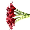thumbnail image 4 of Paquete de flores artificiales Flor de simulación Ornamento de mesa de oficina en casa Decoración floral falsa, Rosa roja 20 piezas Jumpingount HA8913-03B, 4 of 6