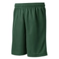 thumbnail image 5 of Sport-Tek Classic Mesh Short (YST510) Forest Green, S, 5 of 6