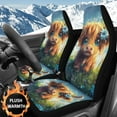 thumbnail image 2 of Uorisanigo Car Seat Cover for Cars SUV Trucks, Soft Comfy Cute Baby Highland Cow Vehicle Seat Protection Covers, Universal Fit 2-Pack Auto Seats Covers Front Seats Only, 2 of 7