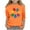 Orange6, variant on Pounoo Pullover Sweater  for Girls and Boys Boys' and Girls' Orange Festival Casual Originality Printed 3/4 Sleeve Round Neck Top Suit for 3-12 Years Girls Sweatshirts