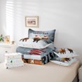 thumbnail image 5 of Feelyou Rustic Highland Cow Twin Bedding Sets 7-Piece, Merry Christmas Bedding Comforter Set, Kawaii Winter Animal Reversible Sheet Sets, Ultra Soft Home Decor, 5 of 7