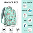 thumbnail image 6 of Cute Dog Print Travel Backpack - Multi-Pocket Design for College, Office & Weekend Getaways, Lightweight & Sturdy, Perfect Gift for Pup Lovers, 6 of 6