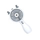 thumbnail image 1 of Matsuzay Mini ventilador de mano con carga USB, enfriador de aire, escritorio de 3 velocidades, Personal para exteriores, para viajes, negocios, Electrodomésticos Blanco, 1 of 6