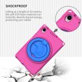 thumbnail image 3 of Dteck for Lenovo Tab M8 8 Inch Gen 3 2022 Case,Heavy Duty Hybrid Shockproof Full-Body Defender Rugged Protective Case with Rotating Stand for Lenovo Tab M8/M8 Smart/M8 HD LTE 8 Inch Tablet,Rose, 3 of 5