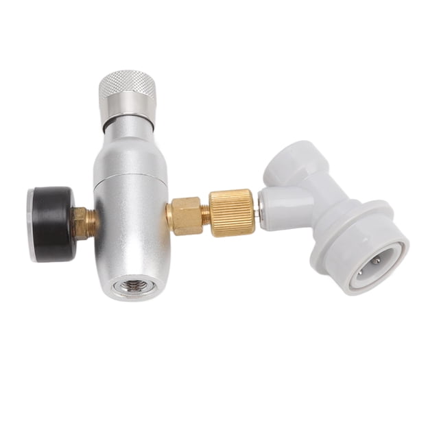 Beer Keg Charger CO2 Dispenser, Gas Ball Lock CO2 Regulator Rugged Easy To Adjust High Accuracy Lightweight For Beach