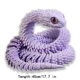 thumbnail image 2 of 3D Printed Snake Toys 3D Printed Animals Snake Pet Movable Joint Fidget Toys， 3D Printed Animals Toy Adults Fidget Toys，3D Printed Fidget Toys for Home Office Decor (17.7‘ Blue), 2 of 6