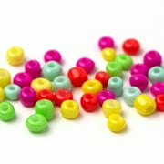 Cousin DIY Neon Glass E-Bead Bulk Pack, Neon Color, 1000 Piece, Unisex for Adults, 69991238