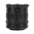 thumbnail image 2 of Macro Extension Adapter Tube, Black SLR Camera Macro Lens Camera Len Aluminium Alloy Macro Lens Adapter , For  Camera  AI Mount Cameras, 2 of 8