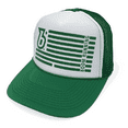 thumbnail image 3 of boom RUNNING boom Flag Trucker Hat (Standard Fit) - Red w/ White Print, 3 of 7