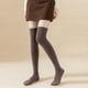 thumbnail image 1 of Calcetines cómodos para mujer, regalos de invierno, calcetines de forro polar gruesos, calcetines casuales regulares para mujer, 1 of 5
