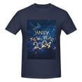 thumbnail image 4 of Bingfone Beautiful New Year 2024 Men'S Loose Fit Short-Sleeve Pocket T-Shirt, 4 of 7