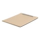 thumbnail image 4 of Persiana deslizante para consola central, cubierta enrollable para bandeja de almacenamiento de consola, fácil de instalar beige obscuro, 4 of 9