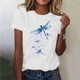 thumbnail image 2 of Bgstyu Summer Graphic shirts for Women Cute Boho Flowers Tshirt Casual Short Sleeve Crew Neck Tee Tops, 2 of 7