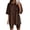 Brown, variant on 2 Piece Sets for Women Summer Casual Lounge Set 2026 Matching Oversized Tshirts Biker Shorts Airport Travel Outfits