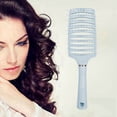 thumbnail image 3 of Large Curved Hair Brush and Comb Set for Effortless Styling Ideal for Household Use for Men and Women with Thick Unruly Hair, 3 of 5