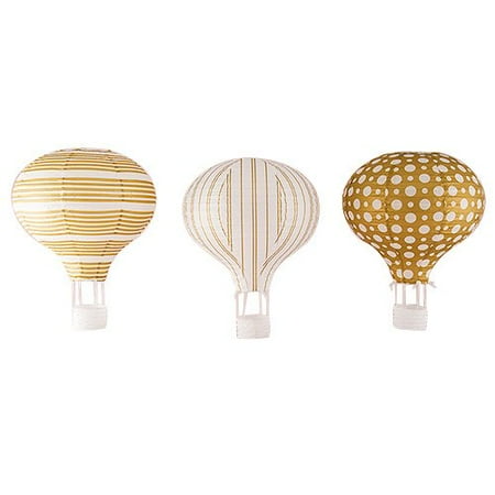 - Hot Air Balloon Paper Lantern, 3pk