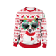 thumbnail image 5 of Navidad 2024 nueva impresión jersey de cuello redondo suéter hombres y mujeres amantes suéter de Navidad feo Otoño Invierno blusas, 5 of 5