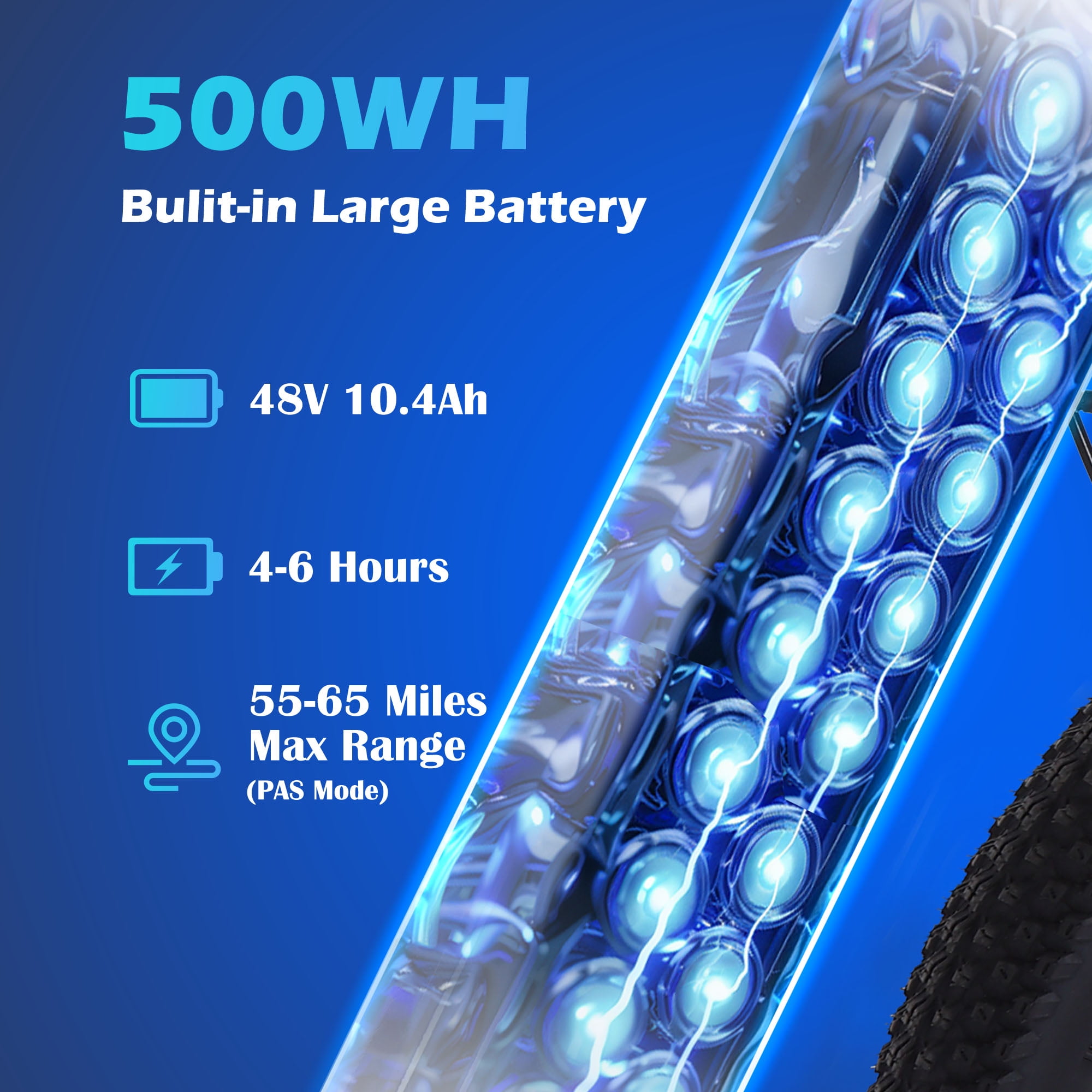 Narrak 26" Electric Bike for Adults, 750W Motor, 48V Built-in Battery Adult Electric Bicycles, Full Suspension Electric Mountain Bike, Step-Over/Thru E Bike,7 Speed