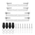 thumbnail image 1 of Unique Bargains 90mm 100mm Ceiling Light Plate Kit Light Fixture Mounting Bracket Crossbar for Pendant Wall Light 4 Set, 1 of 7