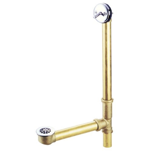 Kingston Brass Made to Match 18" Trip Lever Waste & Overflow with Grid