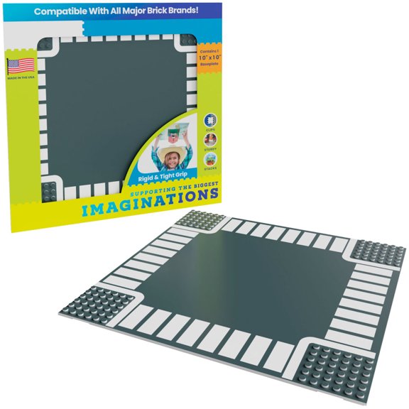 Gray Intersection Baseplate