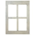 thumbnail image 5 of Northlight 20" Aged Beige Wooden Window Frame Wall Hanging Decoration, 5 of 5