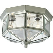 Progress Lighting - Three Light Close-to-Ceiling - Close-to-Ceiling - Beveled