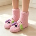thumbnail image 3 of FAIOROI Womens Fuzzy Socks Cute 3D Dog Cartoon Winter Warm Soft Plush Slipper Socks Christmas Gift Pink Free Size, 3 of 6